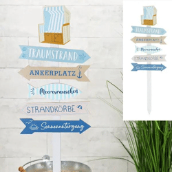 Maritime picture signpost 'Maritim2', approx. 76 cm high - Decorative element