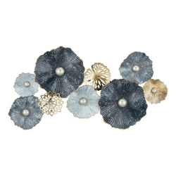 Metall-Wanddekoration, Design 1, Ca. 90 cm Hoch - Modernes Kunstobjekt