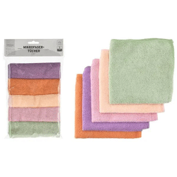 Mikrofasertücher Set, 5 Stück, Reinigungstücher, 30x30cm, Vielseitig