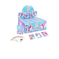 Mini-Einhorn-Spielkarten, 6 x 4 cm, 3 Sorten-Pack