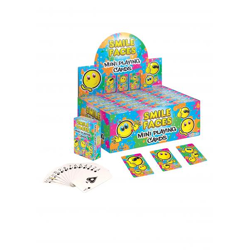 Mini-Spielkarten Smile 6X4Cm, sortierte Designs - 3er Pack