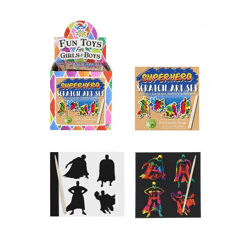 Mini Super Hero Magic Color Scratch Set, Öko, 8,5 x 8,5 cm - Kreatives Kratzbild-Set für Kinder\nBenutzer