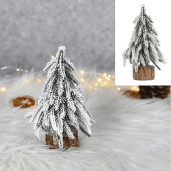 Mini-Wintertannenbaum, Festlicher Tischschmuck, Ca. 20cm Hoch