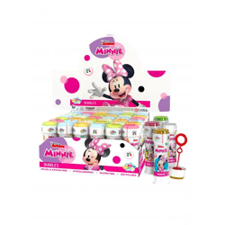 Minnie Mouse Seifenblasen 60Ml Mit Puzzle-Labyrinth Deckel - Kinderspielzeug Für Draußen