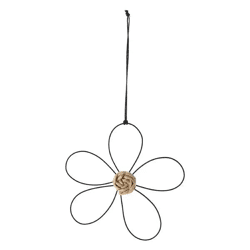 Mittlerer Blüten-Linienhänger, Dekoratives Gartenelement, 13cm