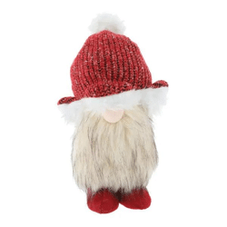 Mittlerer Roter Gartenwichtel - Charmante Außendeko, 33 cm Hoch