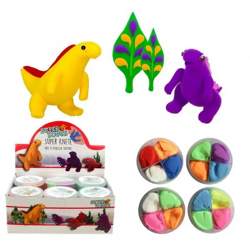 Modellierknete, 4-fach Neon, 28 g