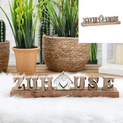 Moderne Deko-Schriftzug 'Zuhause' ca. 36cm – Stilvolles Wohndekor für ein gemütliches Heim