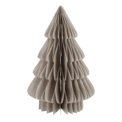 Moderner Honeycomb Tannenbaum in Grau, Mittelgroß, 30 cm, zum Aufstellen