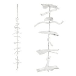 Naturbelassene Treibholz-Girlande, Umweltfreundliche Deko, ca. 100 cm Länge