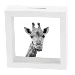 Niedliche Giraffen-Spardose, ca. 13 cm - Spielerisches Sparen