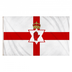 Northern Ireland flag, large 5 feet x 3 feet, robust and weatherproof