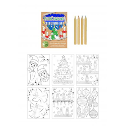 Öko-Freundliches Elfin Malset Rind A6, 14x10 cm - Umweltfreundliches Set