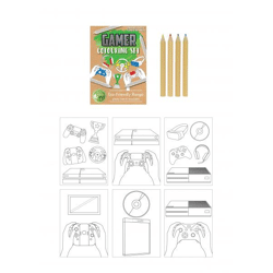 Öko-Freundliches Gaming-Farbenset A6, 14 x 10 cm, Nachhaltiges Malzubehör