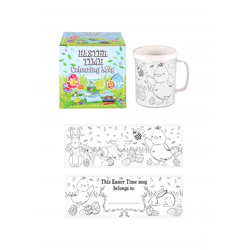 Osterbecher zum Ausmalen mit 2 verschiedenen Designs – kreative Frühlingsaktivität für Kinder