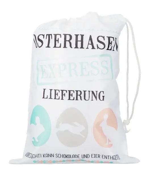 Easter bunny express bag - cute design, 22x30cm, ideal for Easter egg hunts