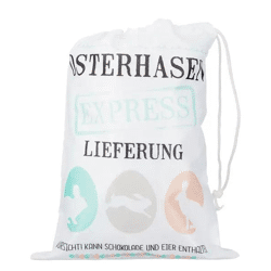 Osterhasen Express Beutel – Süßes Design, 22x30cm, Ideal für Ostereiersuche
