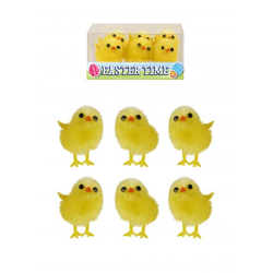 Osterküken, Gelb, 3,5 cm - Dekorative Frühlingsfigurationen