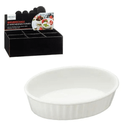 Ovale Auflauf-Servierschale, Kompakte Größe 10 cm