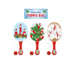 Paddle-Schläger Elfin, Rund, Holz, 22 cm - 3 verschiedene Designs, Freizeitsport