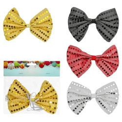 Pailletten-Fliegen-Set, 4er-Pack, Bunte Auswahl, Stilvolle Accessoires für Partys