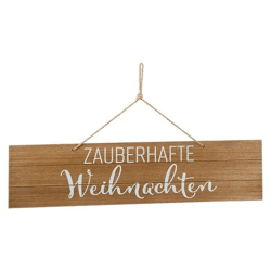 Panoramabild Feierliche Weihnachten, Leinwanddruck 80x19cm - Festliche Wanddekoration