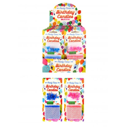 Party cherry set 24 pieces with halters, 6 cm, 2 assorted colors