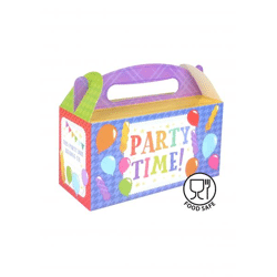 Partytime Lunchbox, 22,5L x 9,5B x 12H cm - Leise und robuste Brotzeitbox
