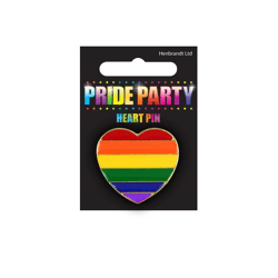 Pin mit stolzem Herzen, 3cm – Ideal für Jacken und Rucksäcke