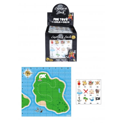 Piraten-Schatzkartenspiel, 195 mm x 195 mm – Spannende Outdoor-Spiele für Kinder