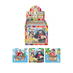 Piratenpuzzle, 13 cm x 12 cm, 3 verschiedene Motive, Spielzeug für Kinder