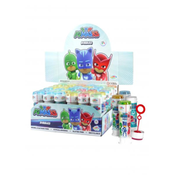 PJ Masks Bubble Tubs, 60ml mit Labyrinth-Puzzle, Kinder-Seifenblasen-Spielzeug