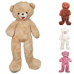 Plush bear Bärbel, 140 cm, 4 assorted colors.