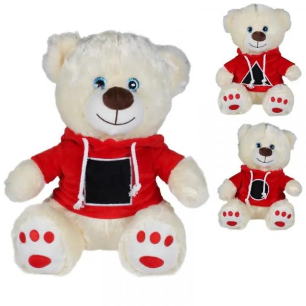 Pl&uuml;schb&auml;r "GEO" mit Hoodie, 25 cm