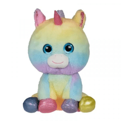 Rainbow plush unicorn, 90 cm