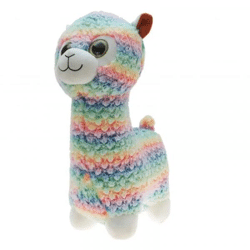 Plush rainbow llama Gino, 50 cm