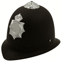 Police helmet cap - authentic police disguise accessory