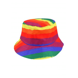 Pride Party Eimerhut Für Erwachsene - Buntes LGBTQ+ Feier Accessoire