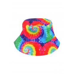 Pride Party Eimerhut Mit Kreisen Für Erwachsene - Buntes LGBTQ+ Festival Accessoire