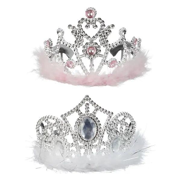 Princess Feather Crown Set, 3-Pack, Majestic Dress-Up Accessories