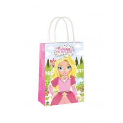 Prinzessin Handtasche Mit Griff, 14x21x7 cm, Mädchen Accessoire