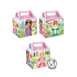 Prinzessin Lunchbox, 3 Sorten, 14L x 9,5B x 12H cm, BPA-Frei, Kinderfreundlich