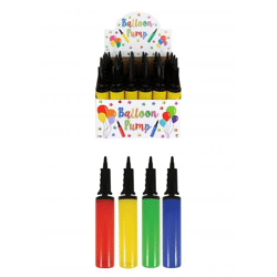 Pumpballon 30cm, 4 verschiedene Farben, Partydekoration