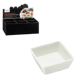 Quadratische Servierschale, Kompakt 9 cm
