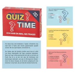 Quiz-Spiel: 101 Bunte Fragekarten in Dekorativer Box