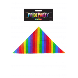 Rainbow Bandana Pride, vielseitig nutzbar, 54x54 cm, für Erwachsene