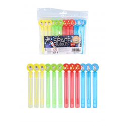 Raum-Themen Bubble Party Röhren, 4Ml, 10.5Cm, 4Er-Pack - Kindergeburtstag & Spiele