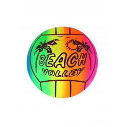 Regenboogen Volleyball 23 cm, 80 g – Bunter PVC-Ball für Spiel- und Freizeitaktivitäten im Freien