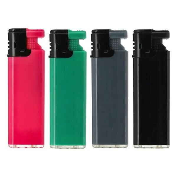 Robustes Elektronik-Sturmfeuerzeug, 5er-Set - Windfest, Wetterbest&auml;ndig, Einfarbig