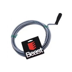 ROHRREINIGUNGSWELLE : TurboClear Pro: Hochleistungs-Rohrreinigungsspirale für müheloses Entstopfen und Reinigen von Abflussrohren